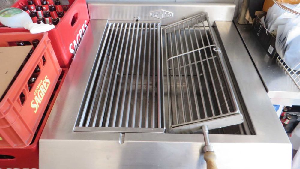 Grelhador Industrial GRESILVA GHPI R2/800 Multifuncional (205kg) – Como Novo