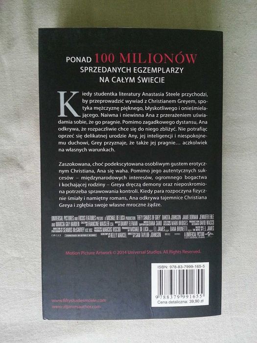 E L James - Pięćdziesiąt twarzy Greya