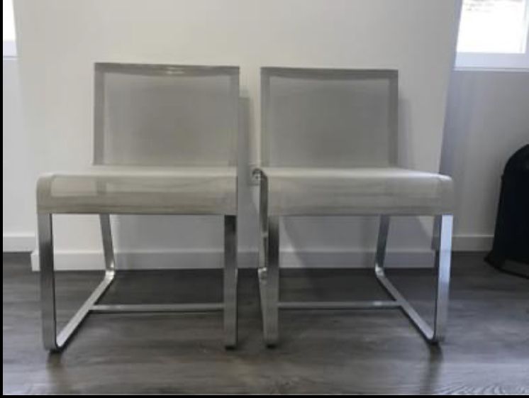 Cadeiras cozinha estrutura metálica