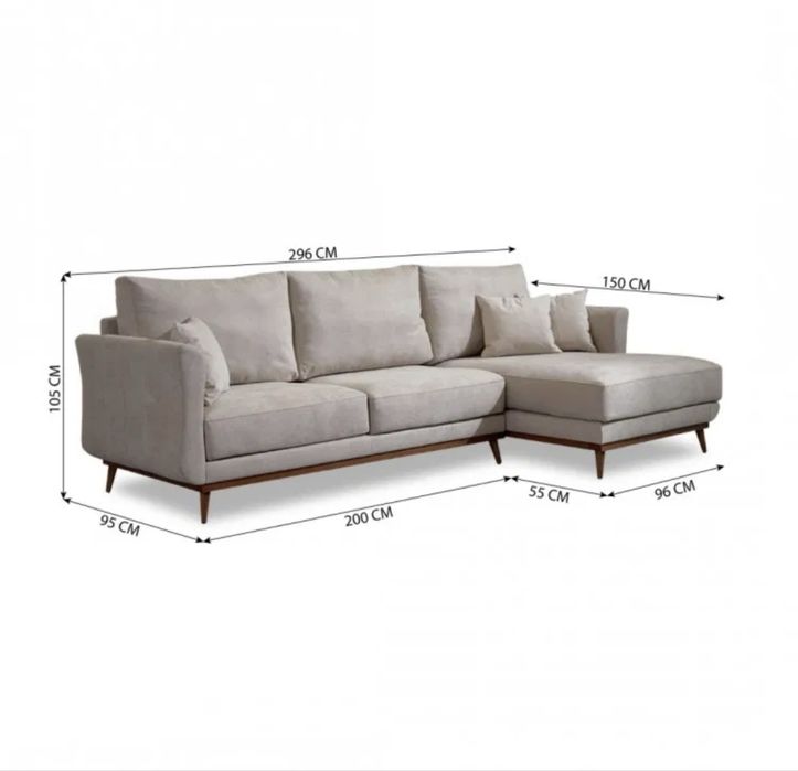 Sofá com Chaise | Jom