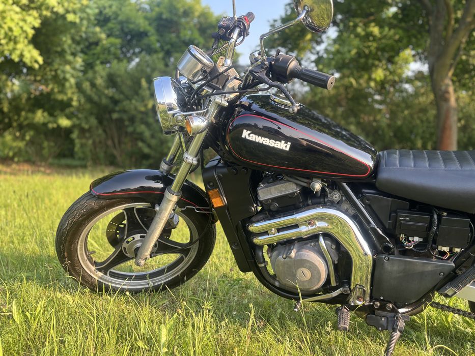 Kawasaki Eliminator 250 z 1998 r. Holandia przebieg 14640 km. Chopper