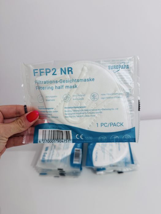 Maska ochronna FFP2 higieniczna 5-warstwowa na usta nos KN95 50 szt