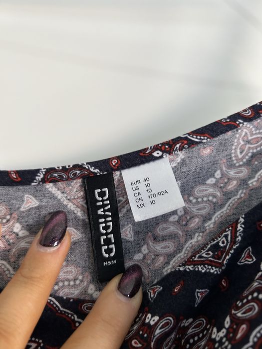 Tunika we wzory rozmiar 40/L  H&M