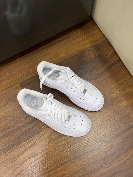 Buty meskie Mokasyny Nike_Air_Force|1_Low '07_Biały R.45