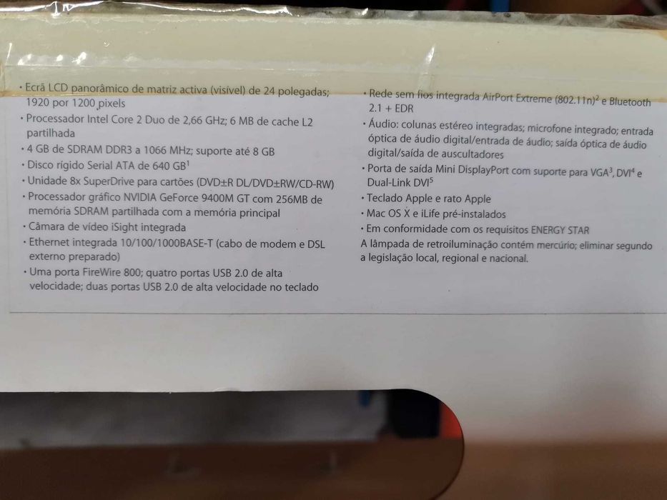 iMac 24" Modelo A1225