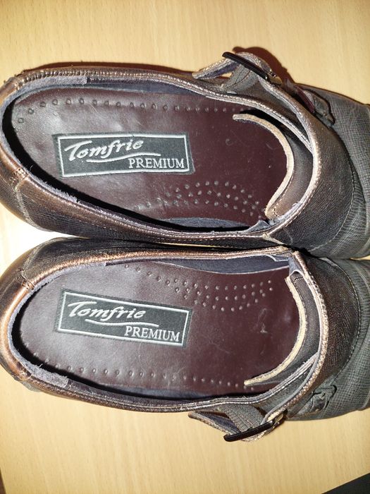 Туфлі шкіряні 41р чоловічі коричневі