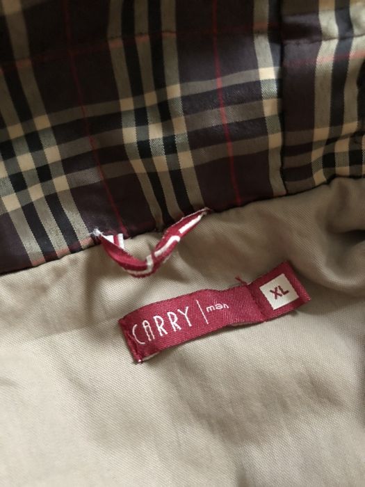 męski beżowy płaszcz/kurtka carry