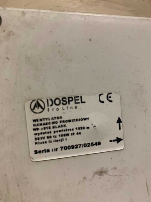 вентилятор канальный Dospel WK 315