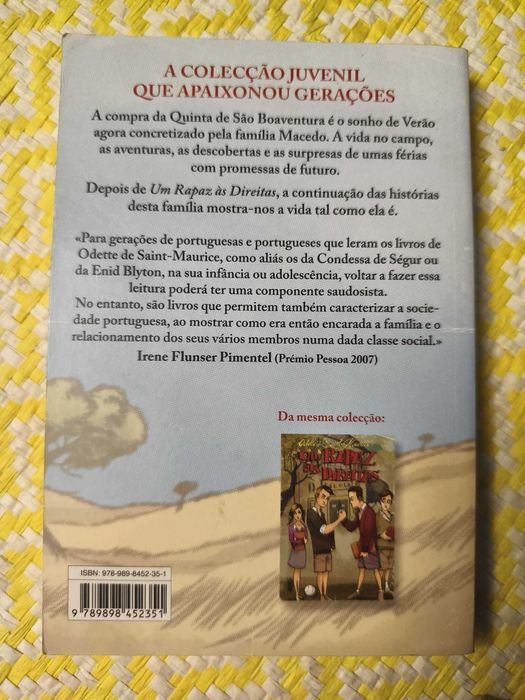 Férias Grandes – 
Odette de Saintt-Maurice