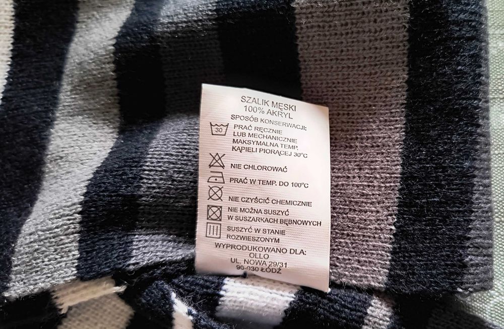 Szalik męski NOWY