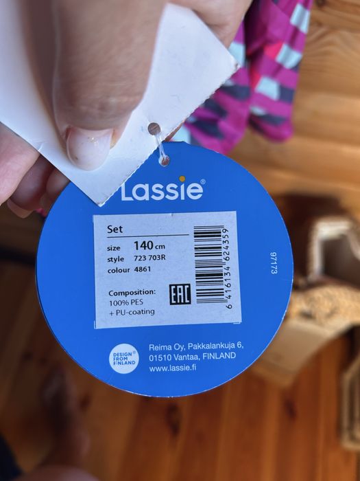 НОВИЙ Lassie by Reima комплект р. 140, куртка + штани, 10 000 мм