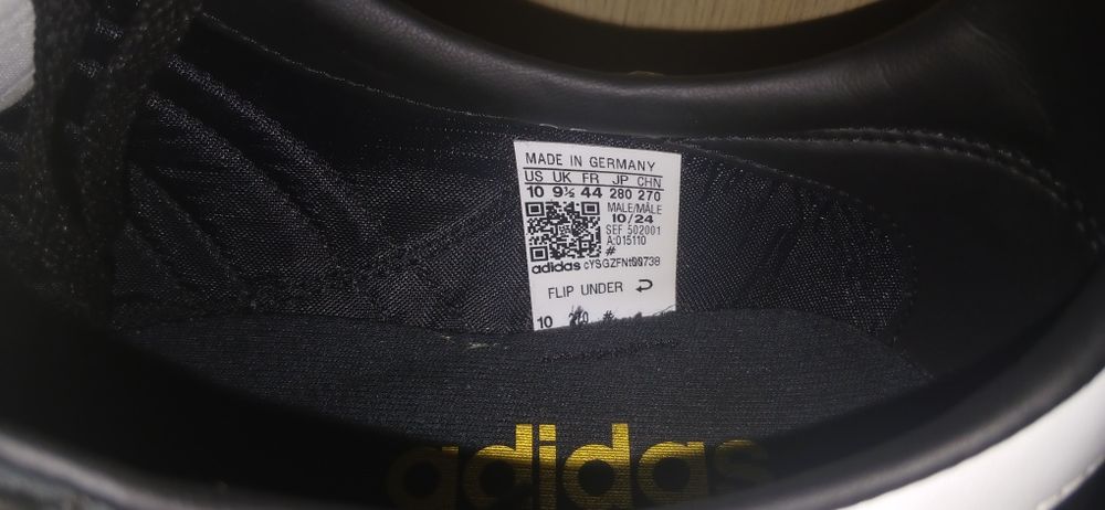 Adidas Copa Mundial Originais – Pele – Made in Germany – Tamanho 44