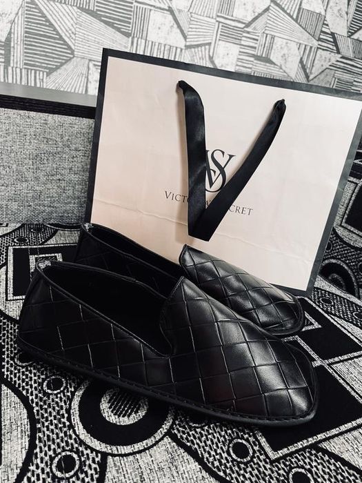 Плетёные балетки лоферы Loretta Trend  (by Bottega Venetta) Intrecciato.