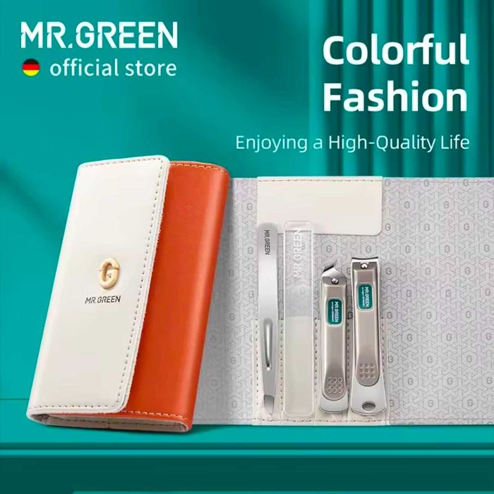 Zestaw do paznokci MR.GREEN zestaw do manicure obcinaczki