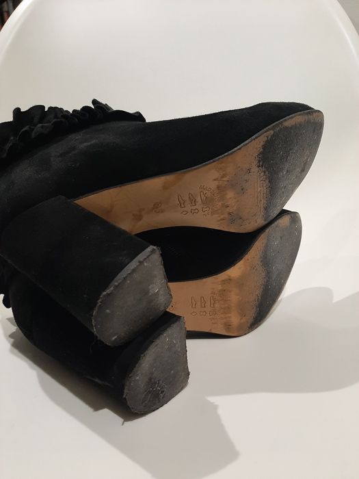 Botas em pele de Senhora