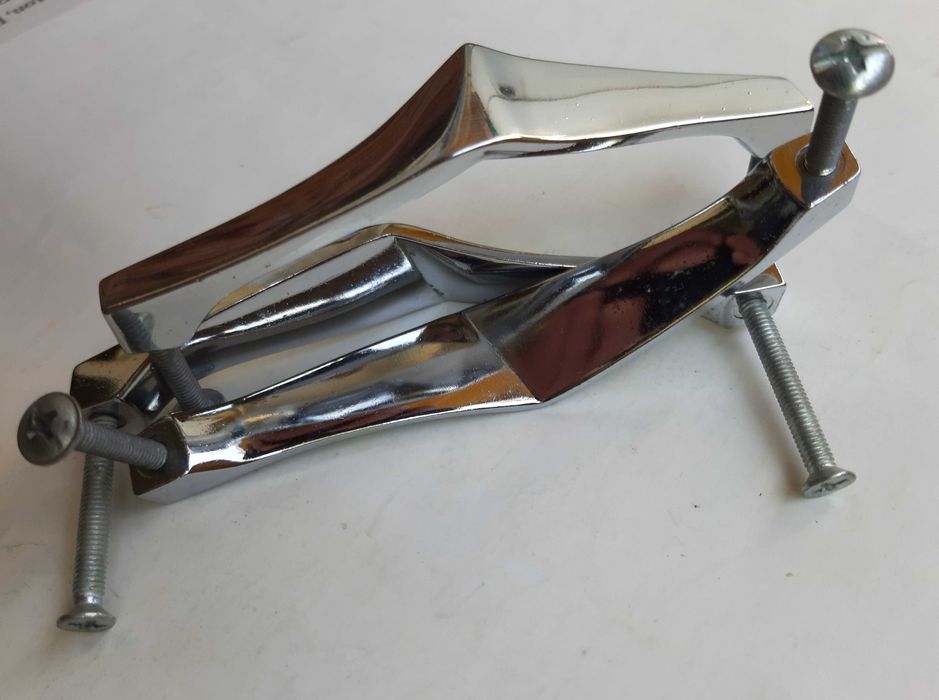 Ручка мебельная металл хром никель