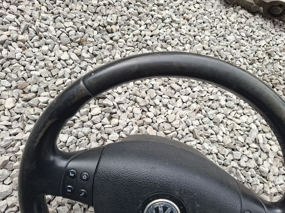 Kierownica vw passat b6 touran golf v poduszka wiązka  multifunkcja