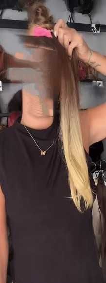 Kucyk oplatany ombre