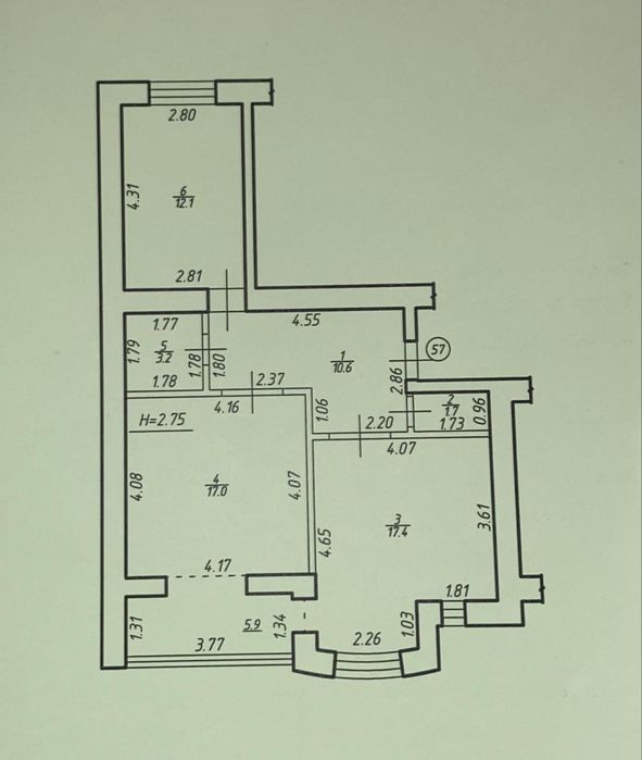 Продаж, 2 кімнатна квартира, вул.Галицька, Франківськ