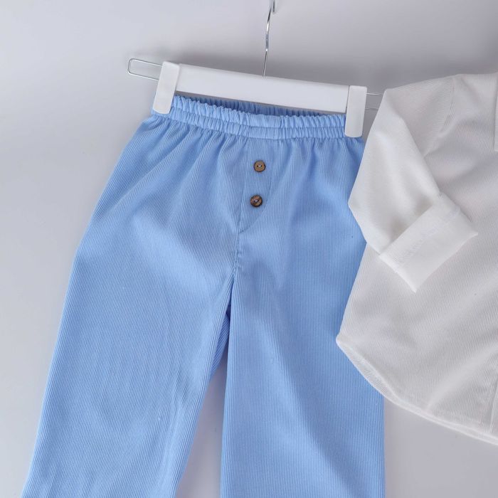 Святковий костюм  для хлопчика блакитний