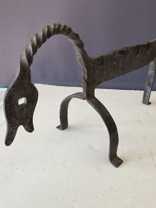 Cães de lareira forja