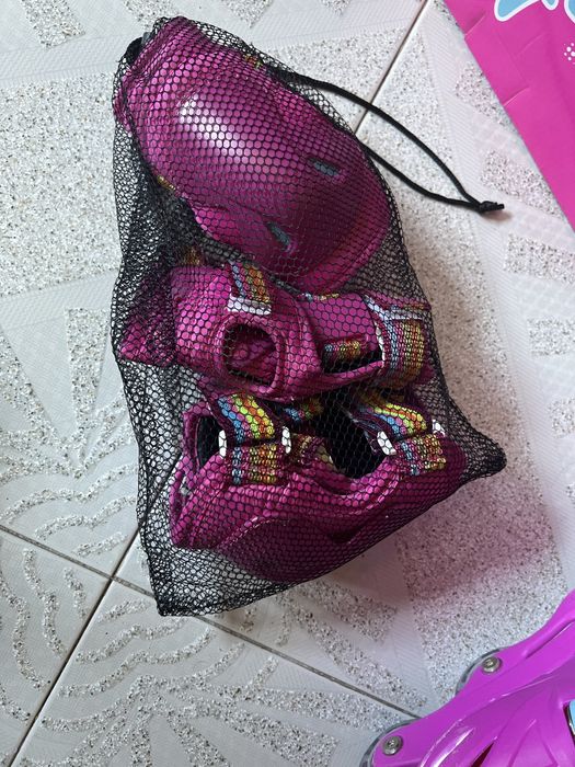 Patins ajustaveis + proteçoes