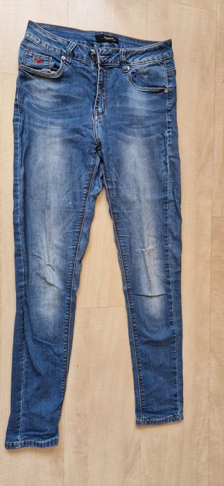 Spodnie jeans elastyczne XS S