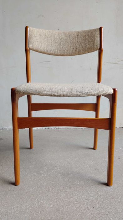 Krzesło tekowe Erik Buch.Duński design,lata 60
