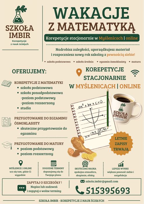 Korepetycje z matematyki | Kursy maturalne | Kursy E8