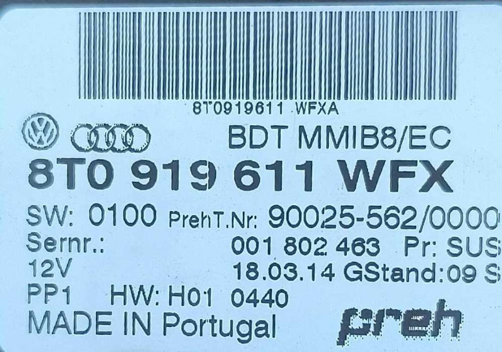 Consola Central AUDI Q5 (8RB) ano 2008