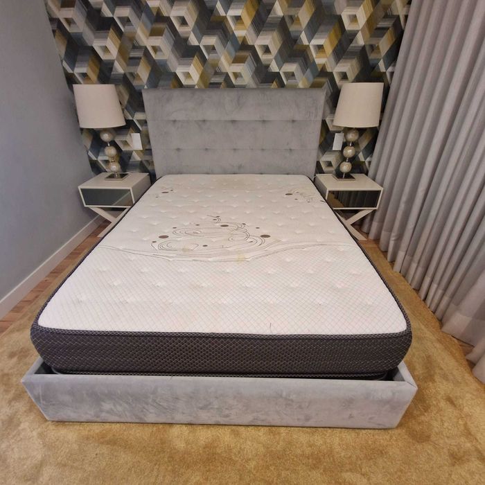 Camas De Casal Estofadas Top Luxo 199€ Disp Em Várias Cores! 190x140m!