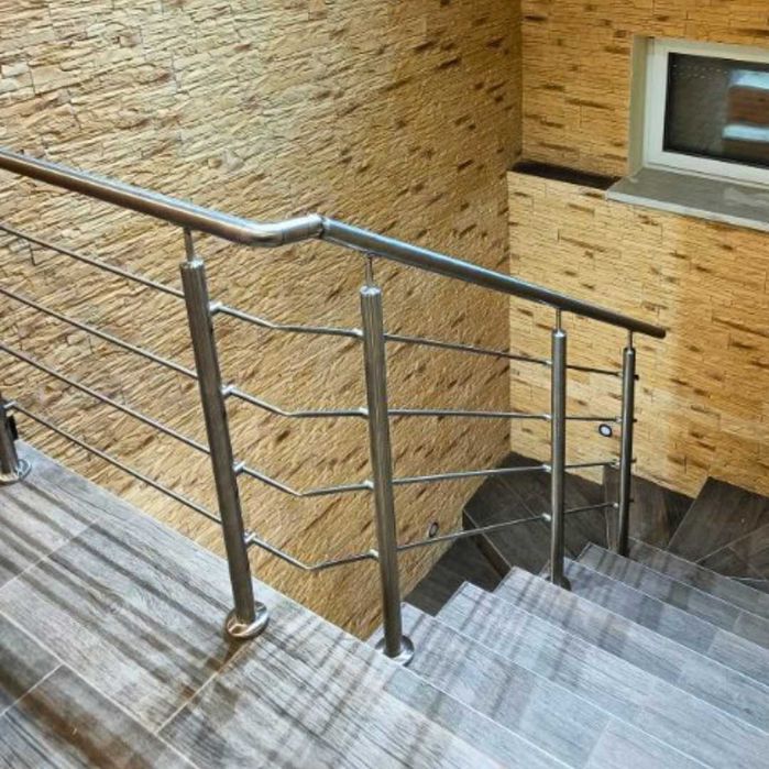 Balustrada Barierka Poręcz ze Stali Nierdzewnej PEŁNY SYSTEM MONTAŻOWY WYSYŁKA DOSTAWA
