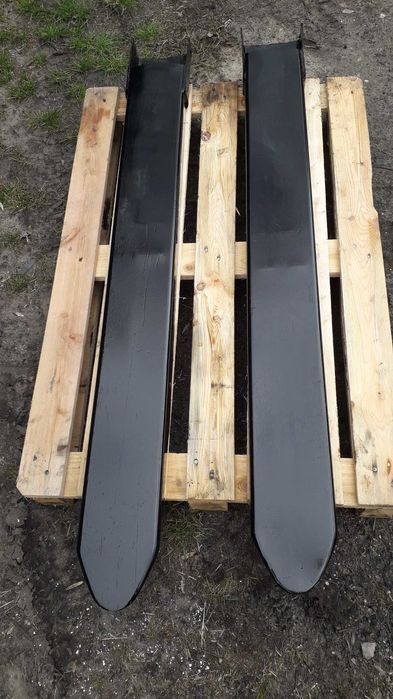 przedluzki widel nakladki na widly 140cm wozek widlowy ciagnik tur 1,4