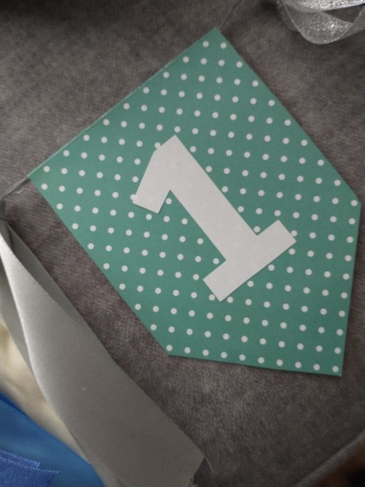 Zestaw ozdób dla chłopca roczek