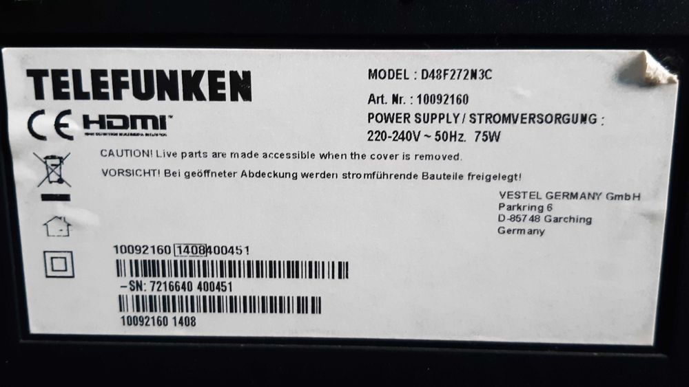 48" TELEFUNKEN (Німеччина)