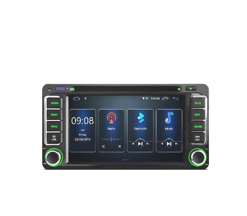 AUTO 2DIN RADIO GPS ANDROID 12 PARA TOYOTA CORROLLA YARIS VIOS RAV4 PARDO HILUX VERSO