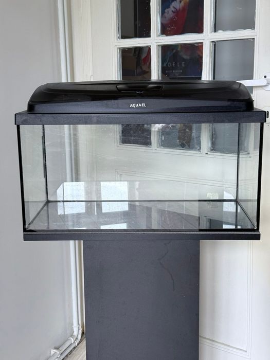 Akwarium 54l z pokrywą + filtr i grzałka