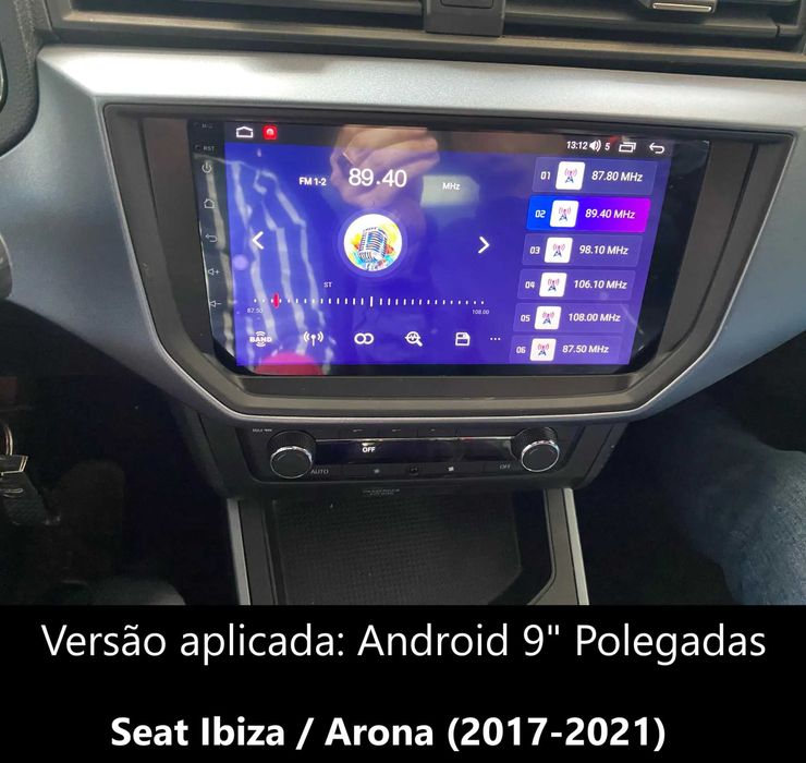 Rádio 2DIN 9" • Seat IBIZA 6F / Arona / Ateca • [4+64GB] Android