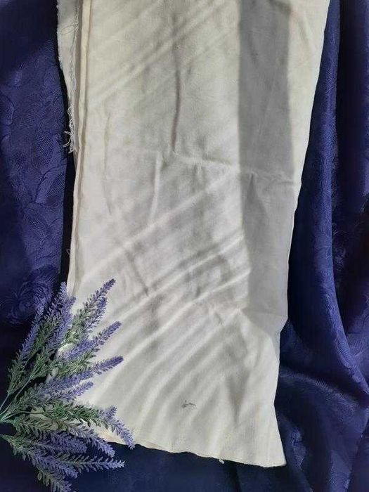 100% лен! неотбеленный отрез льняной фактурной дорожки модная ткань