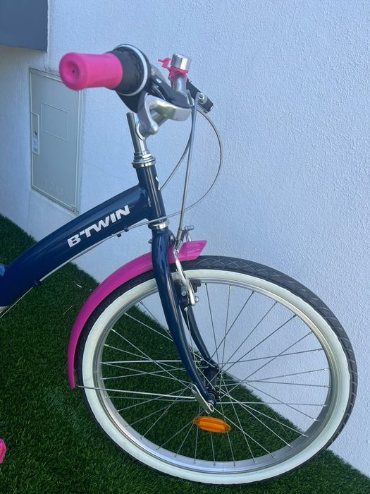 Bicicleta B-Twin (roda 24) - Como Nova