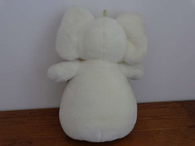 Peluche elefante com bolsos porta acessorios bébé