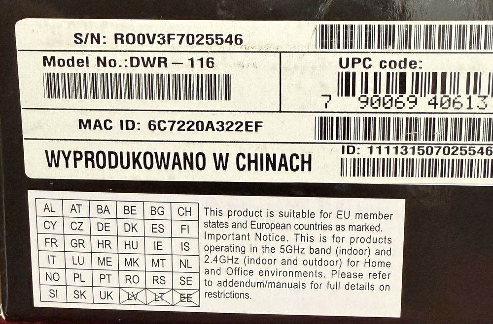 Router D-Link DWR 116