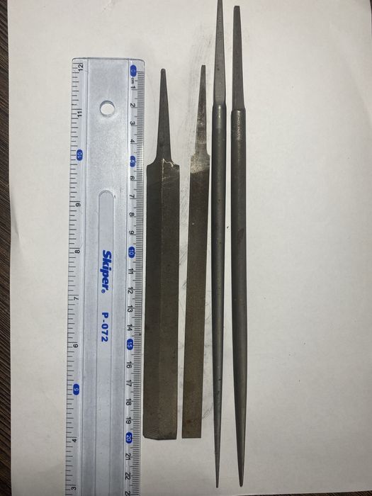 Ювелірні бори, фрези, натфель, напильник