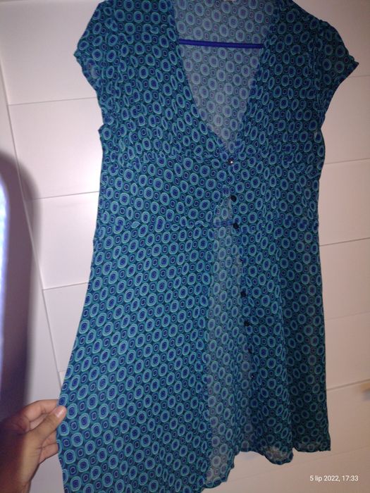 Tunika na strój kąpielowy