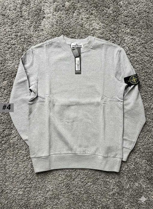 Новый Серый Свитшот Stone Island