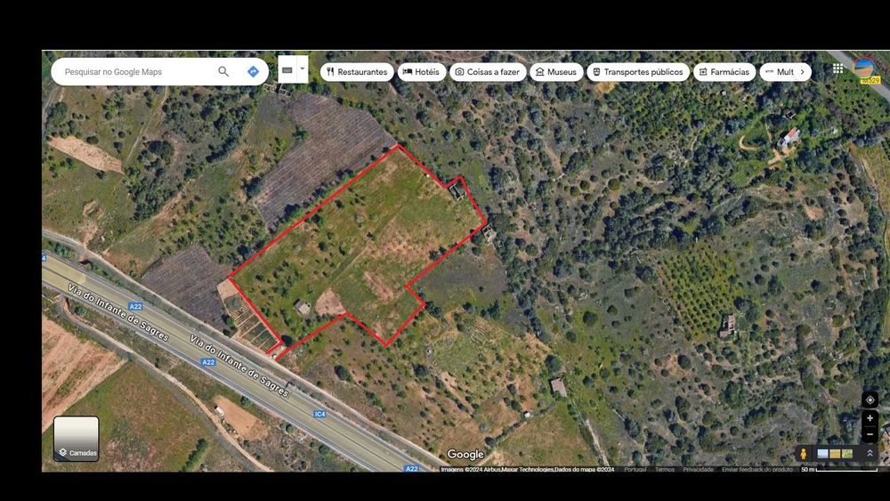 Quinta perto Amendoeiras Golfe com uma casa habitável e uma Ruina