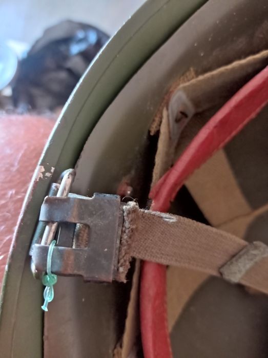 Capacete americano usado no vietnam