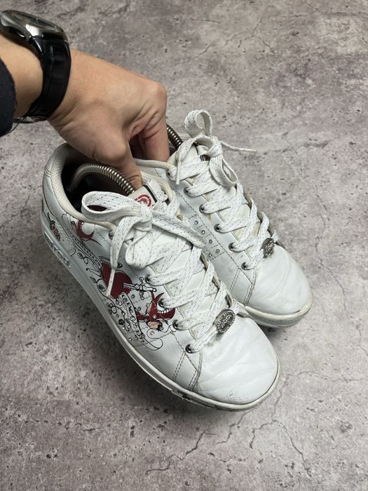 Vintage y2k Ecko Tattoo rap sk8 кросівки
