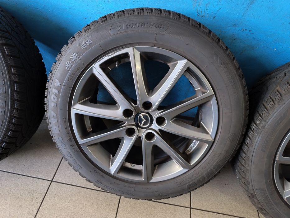 Koła  felgi 17  mazda 6   alu 5x114 stan bdb kpl 4 szt opony zimowe