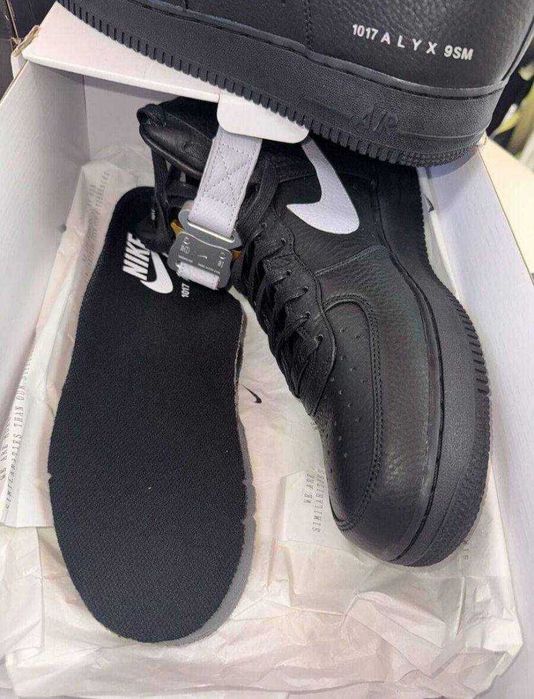 (БЕЗ ПЕРЕДОПЛАТИ)Nike Air Force 1 x Alyx найк аір аер форс алікс чорні